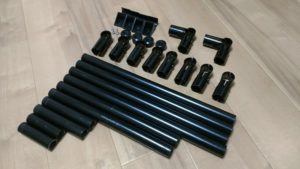 イレクターパイプでハンコンペダル可変KITを自作してみた