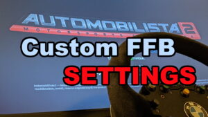 Automobilista2に「Custom Force Feedback」を導入する方法