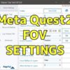 Meta Quest2の視野角を調整してパフォーマンスを向上させよう!